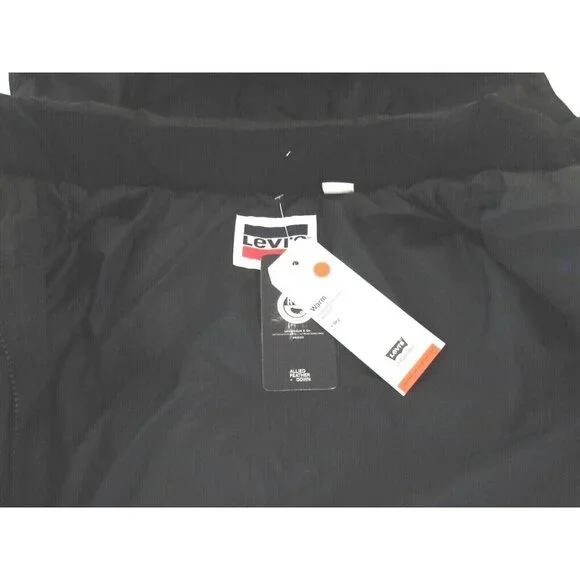 Levi's Women's  Performance Down Filled Insulated Puffer Jacket Black NWT - Picture 8 of 8